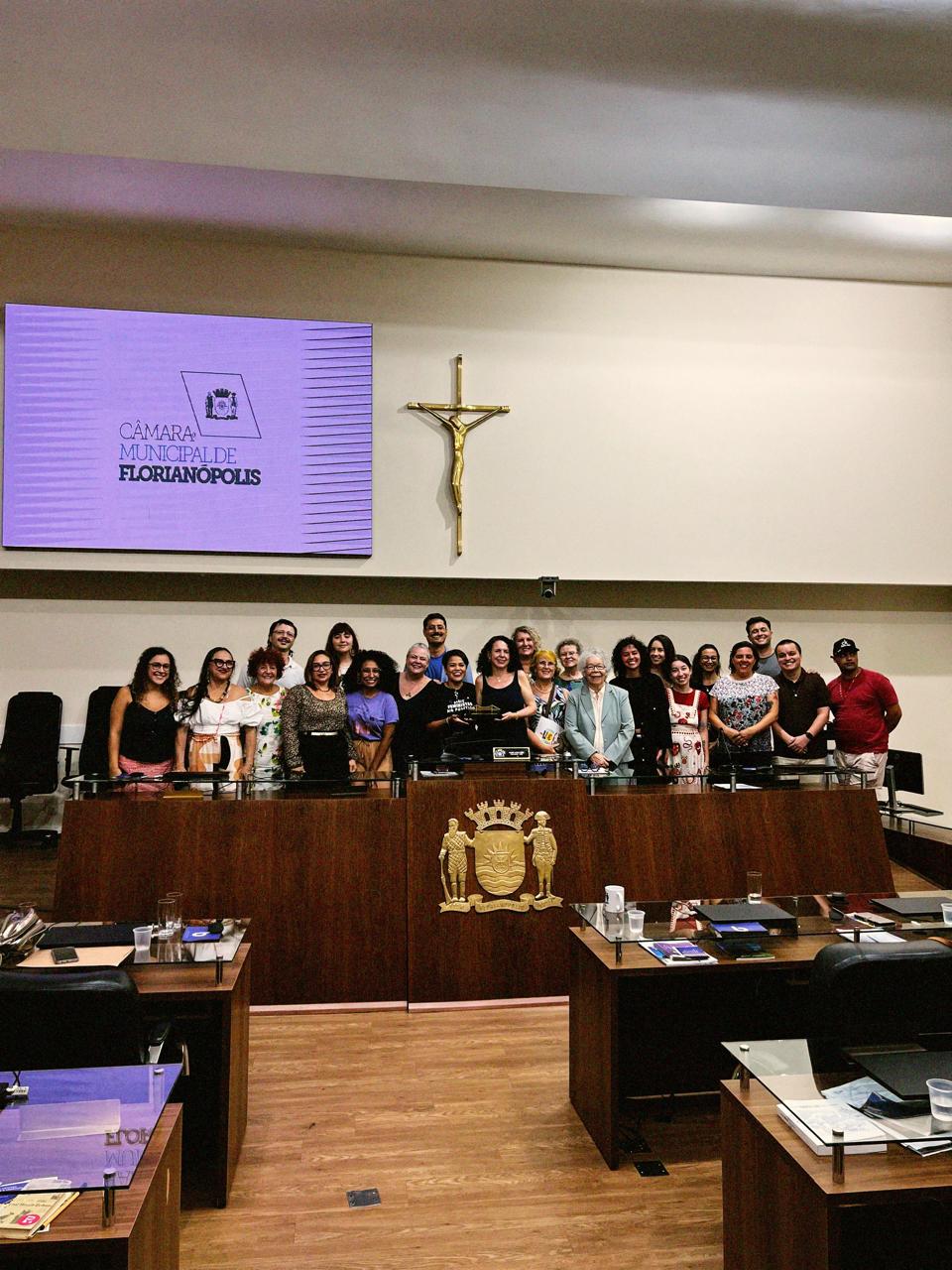 Instituto de Estudos de Gênero é homenageado na Câmara Municipal de Florianópolis