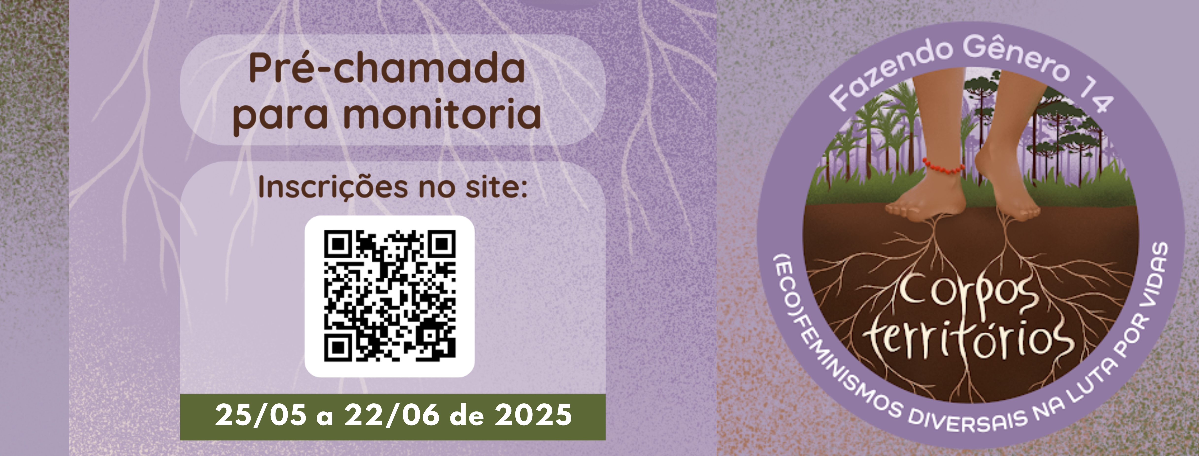 Inscrições abertas para monitoria do Fazendo Gênero 14