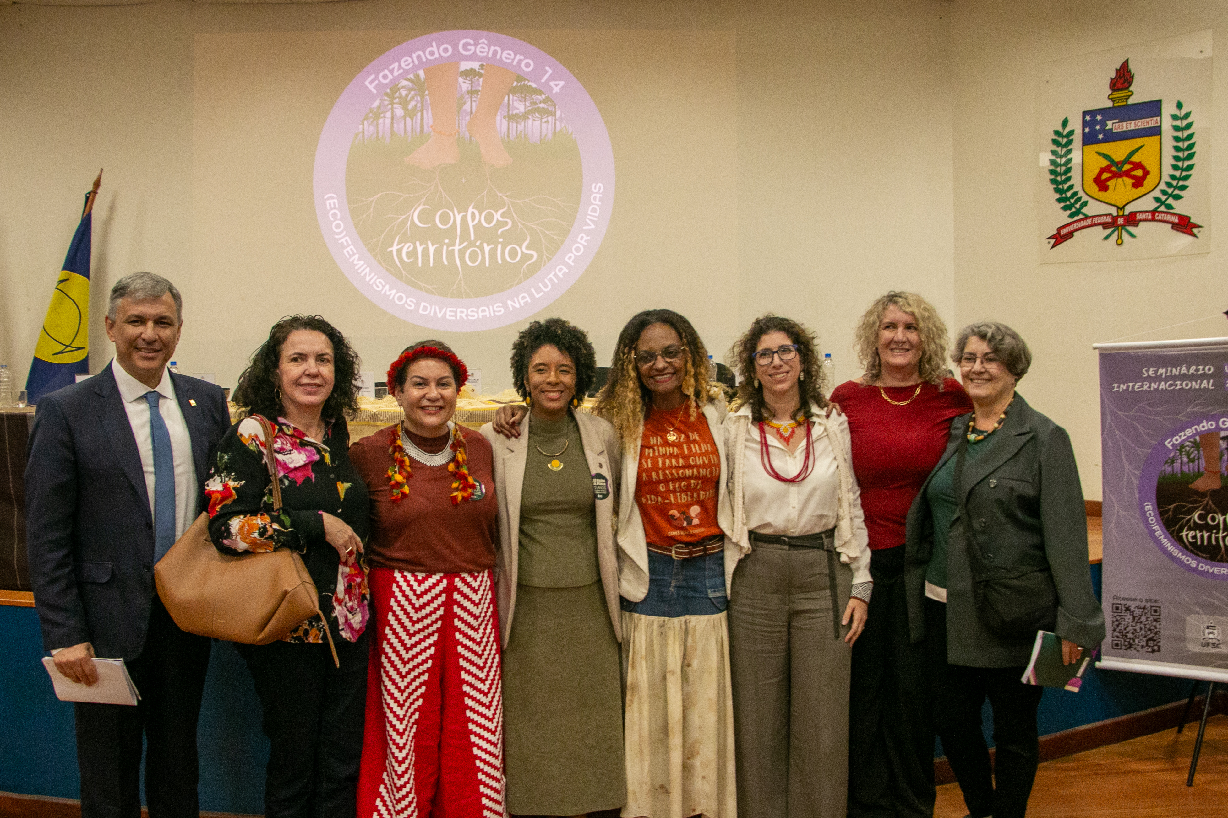 Abertura do Seminário Internacional Fazendo Gênero 14 reúne autoridades e grande público na UFSC
