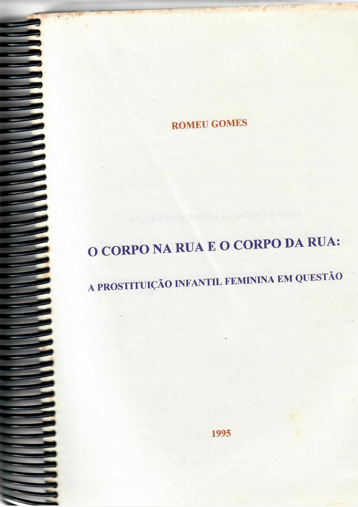 O corpo na rua e o corpo da rua: A prostituição infantil feminina em questão