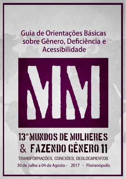 Guia de Orientações Básicas sobre Gênero, Deficiência e Acessibilidade (2017)