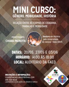Mini-curso gênero, mobilidade, história