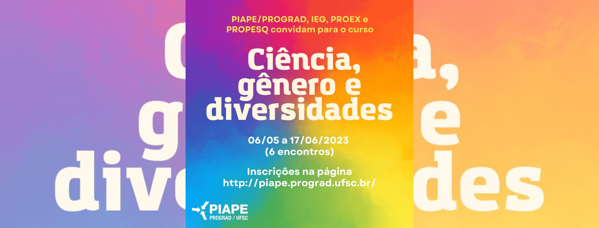 Curso Ciência, Gênero e Diversidades