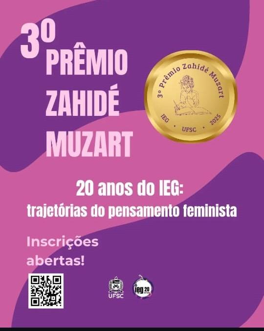 Modalidade 2 do Prêmio Zahidé está aberta até 01/12/25