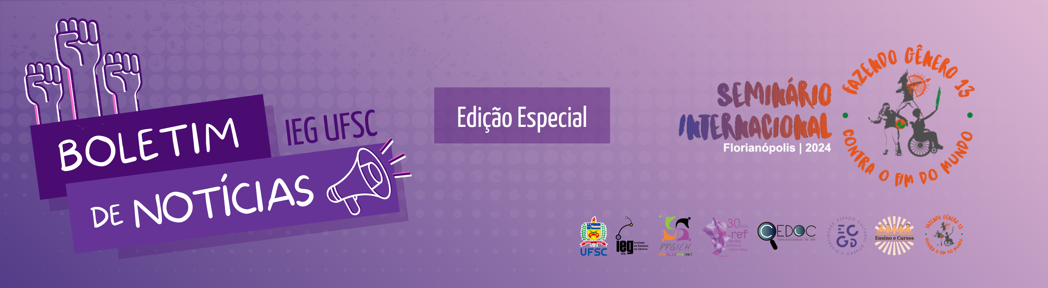 Boletim de Notícias do IEG - Edição Especial Fazendo Gênero